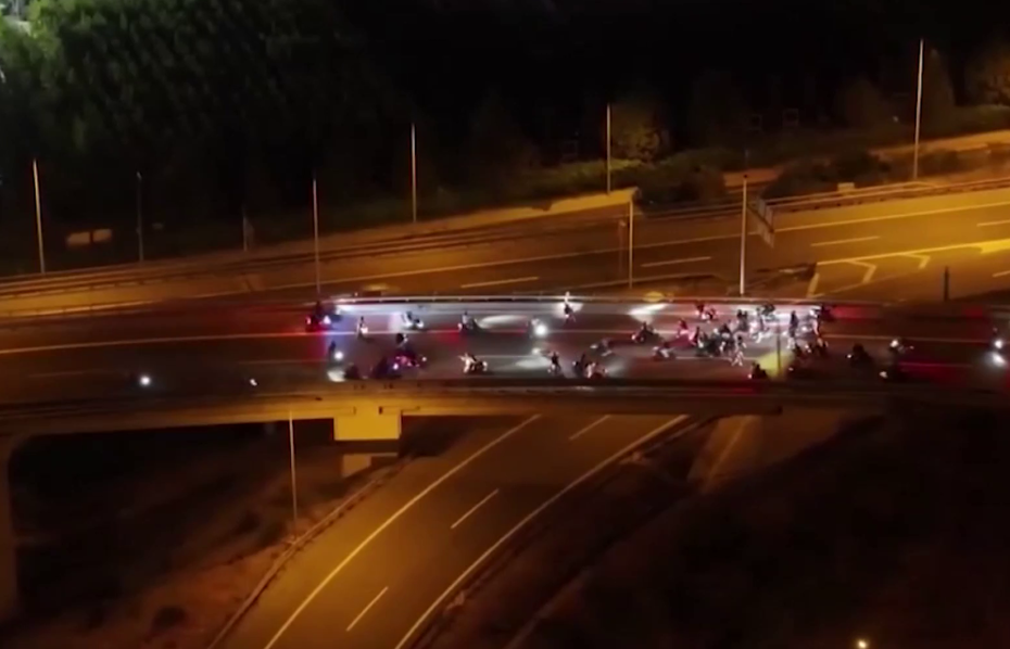 TEM Otoyolunda Motosikletli Şüphelilere Sert Operasyon