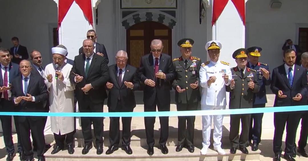 Komutanlar kasetleri kesti! Camiler MSU kampüsünde açıldı, Başkan Erdoğan birer birer bağlandı