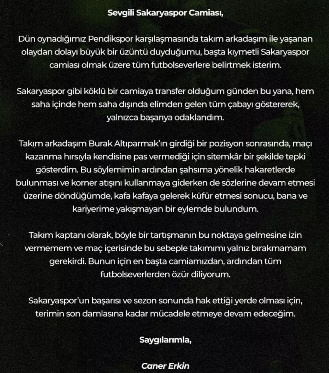 Takım arkadaşını tokatlayan Canta Erkin, rekor bir ceza! 3